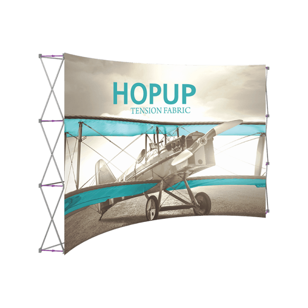 Hopup-13ft-curved-full-height-tension-fabric-display_front-graphic-left