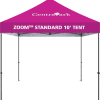 Zoom Standard 10' Popup Tent - Custom Printed Canopy
